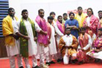 Pawan Kalyan felicitates wrestlers Photos